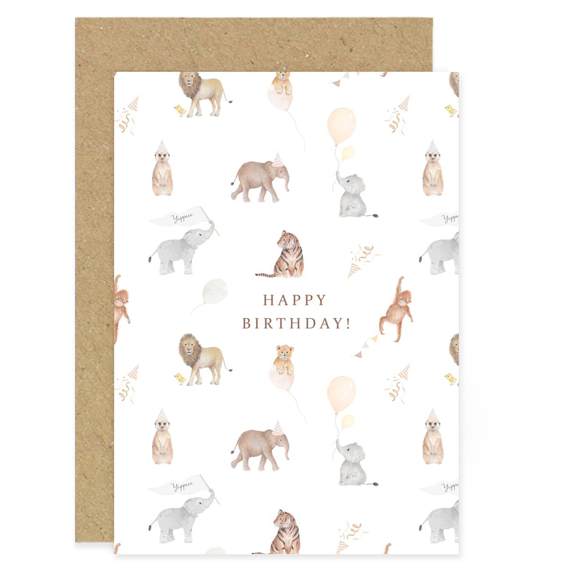 Safari Birthday Card