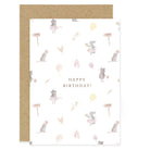 Ballerina Birthday Card