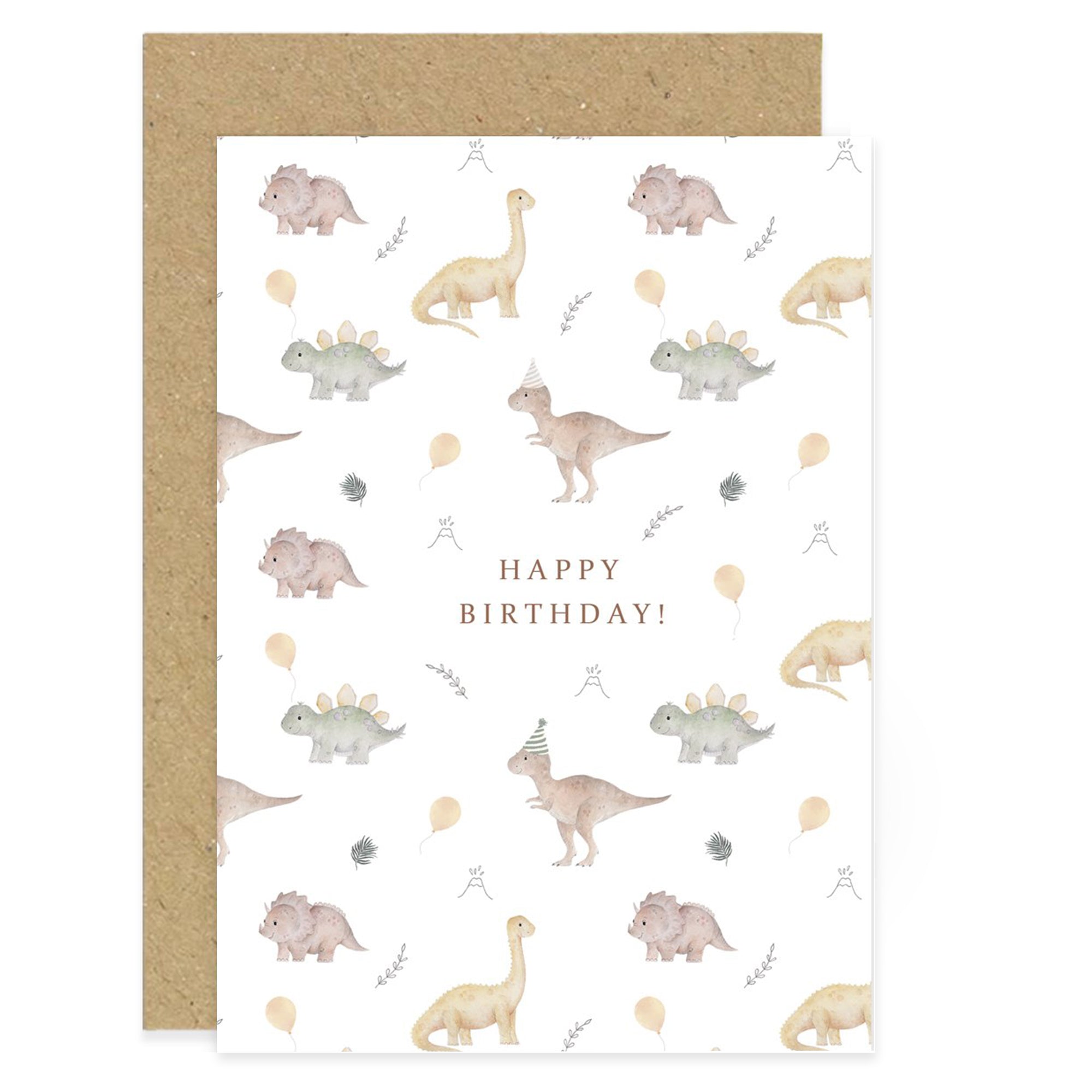 Dinosaur Birthday Card