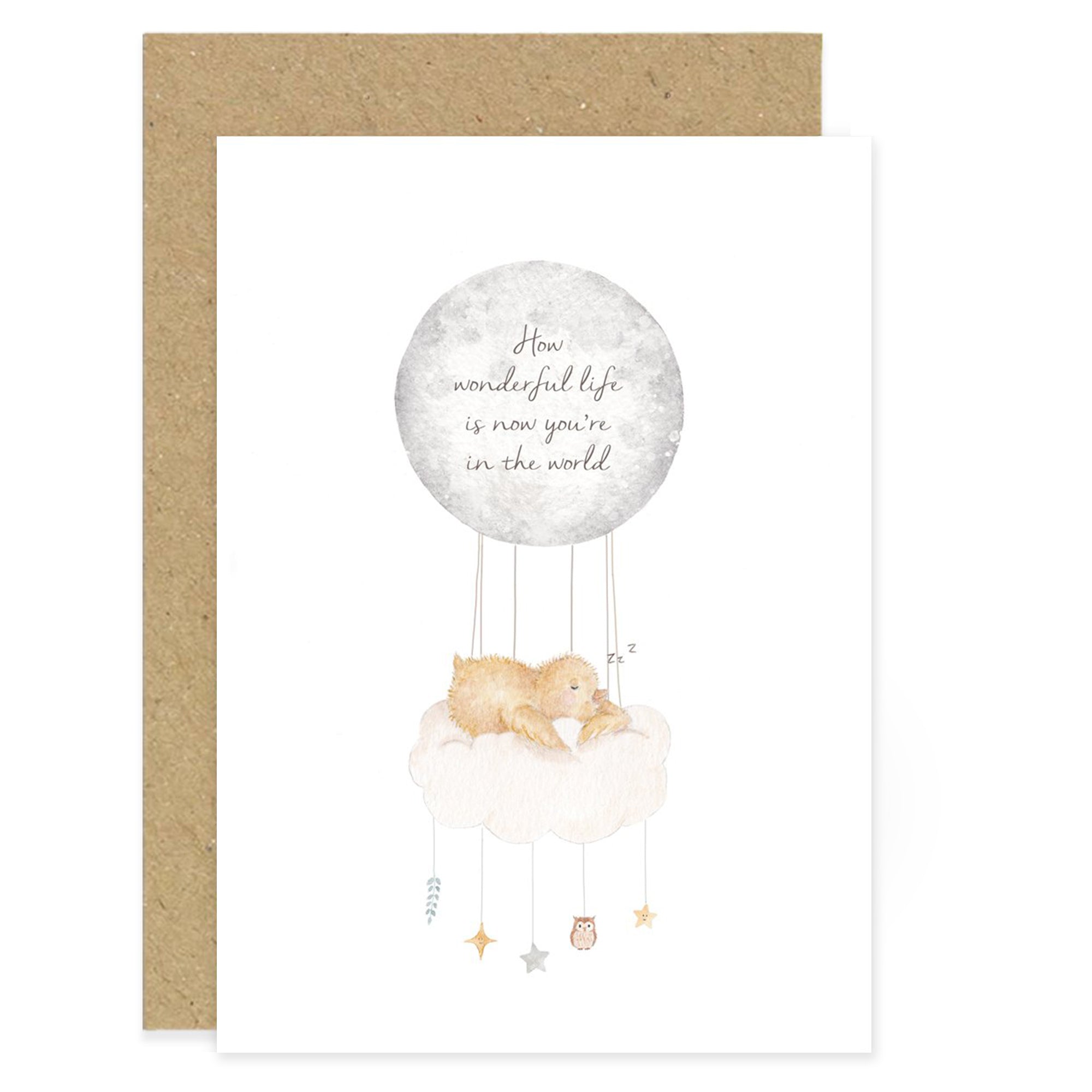 How Wonderful Life is Now You’re in the World Card