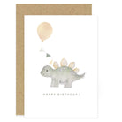 Stegosaurus Birthday Card- LRD1