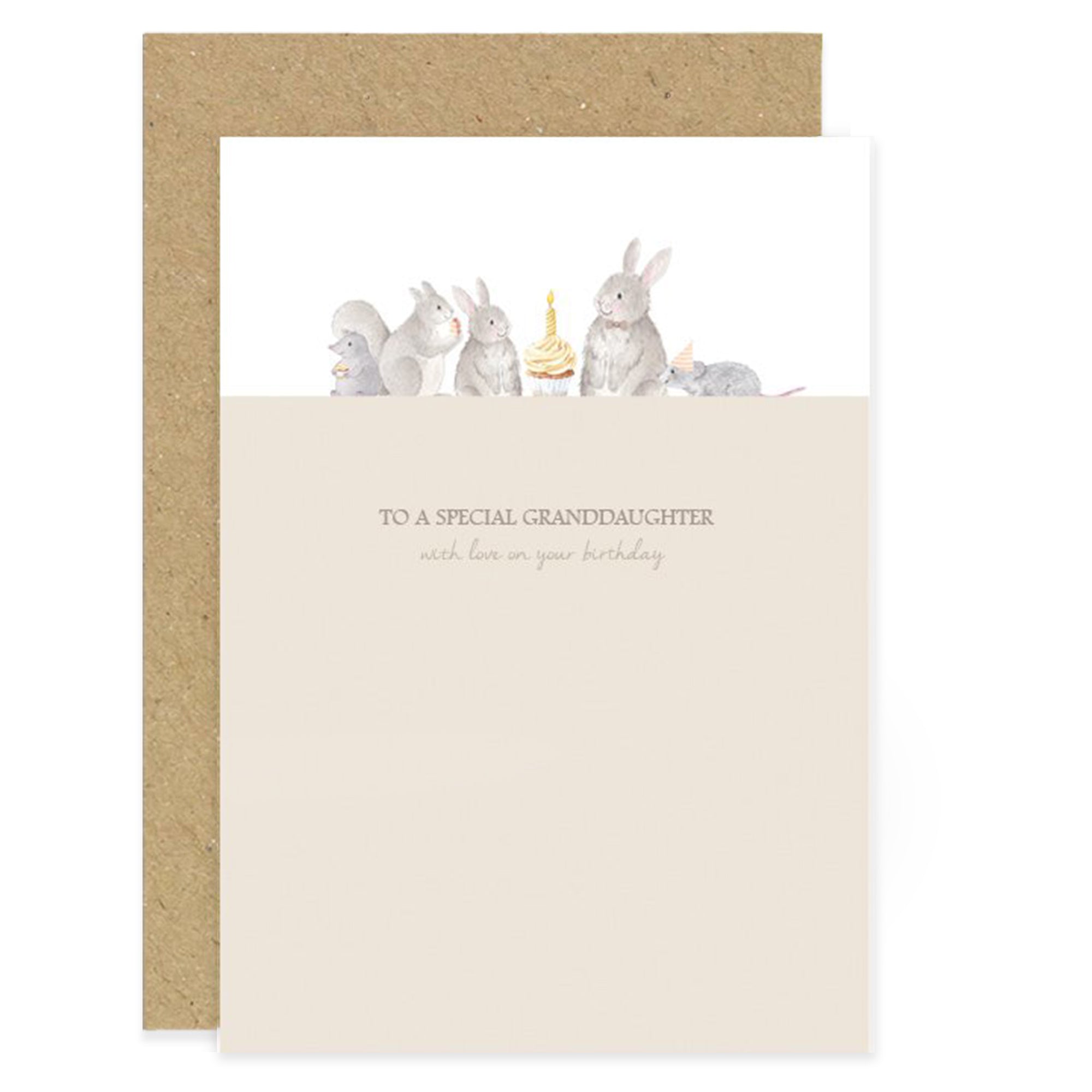 To a Special Granddaughter on Her Birthday Card