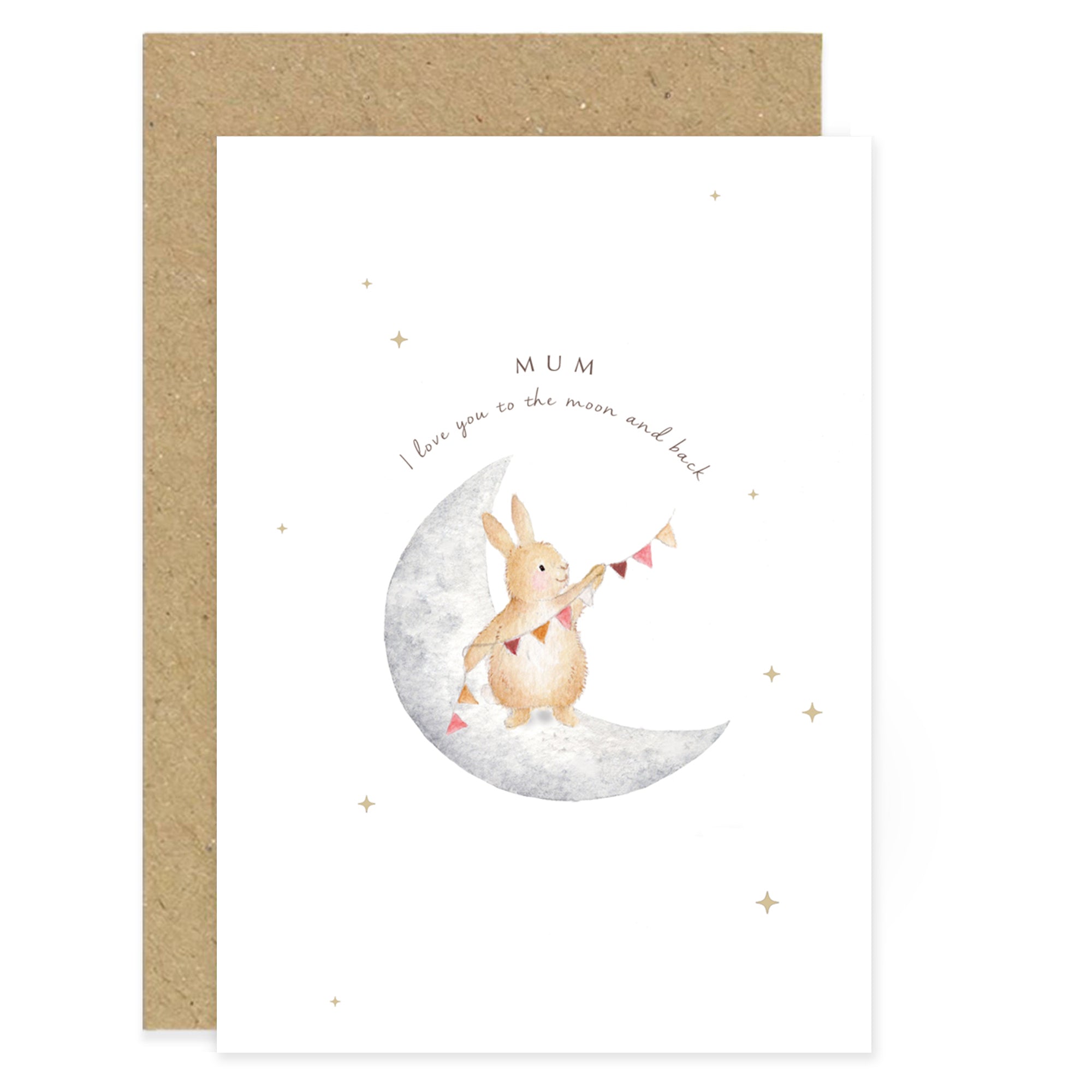 Mum I Love you to the Moon & Back Card