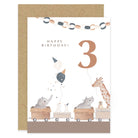 Safari 3rd Birthday Card - LRPAP4