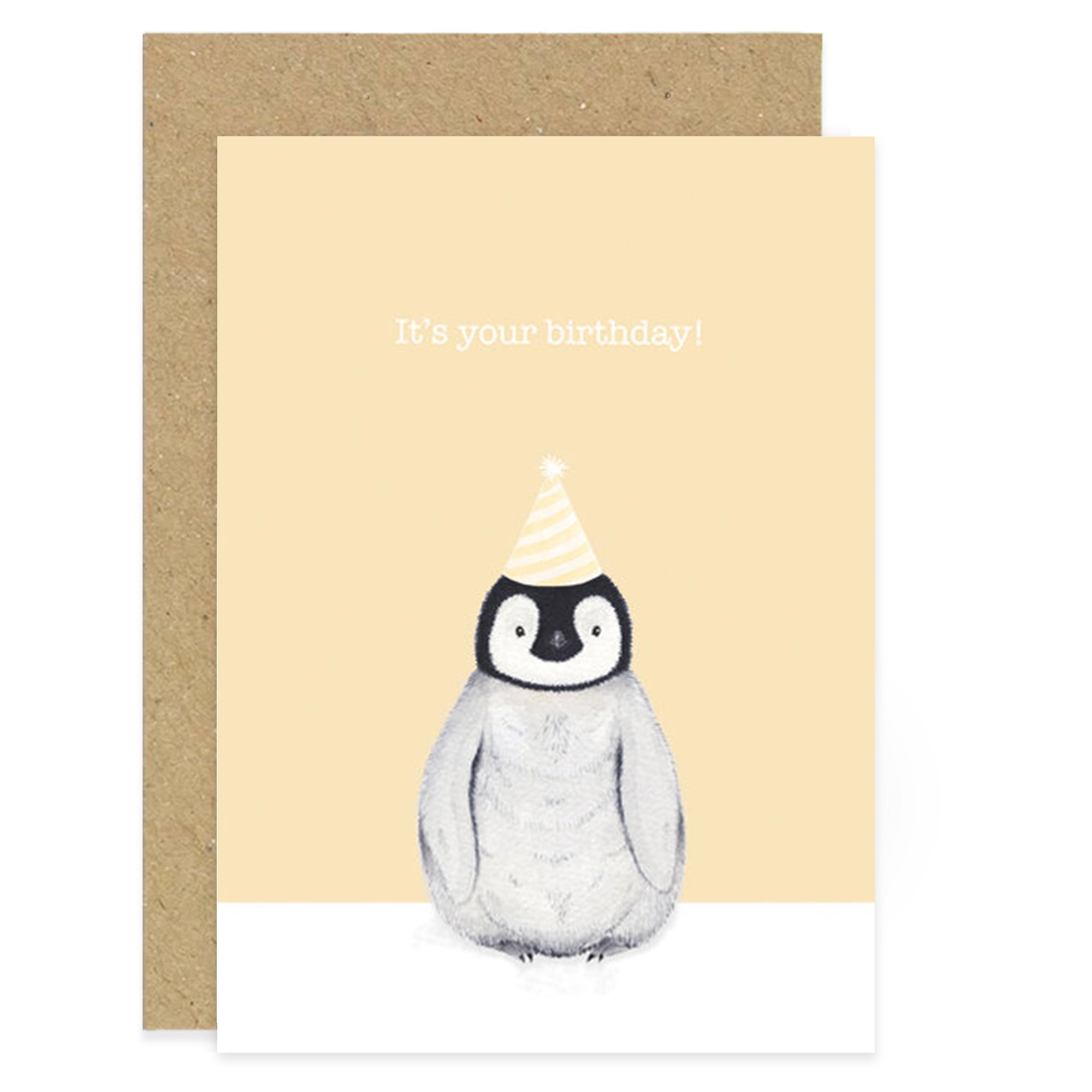 Penguin Birthday Card