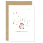 Congratulations Hedgehog Card