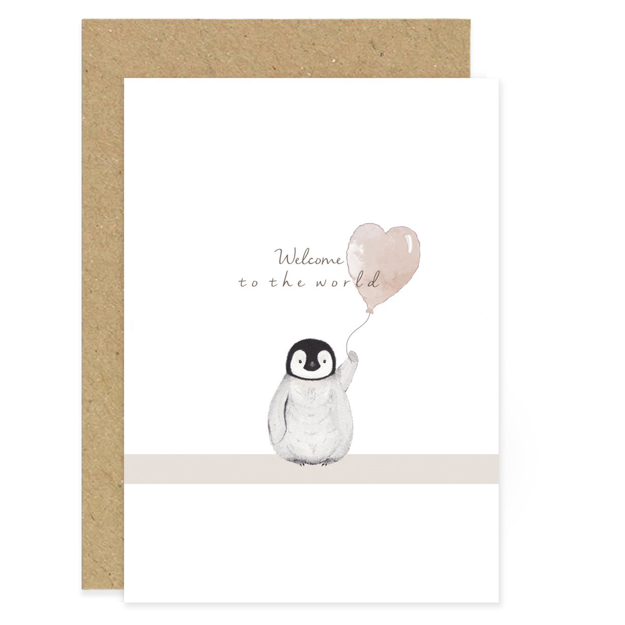 Penguin Welcome to the World Card