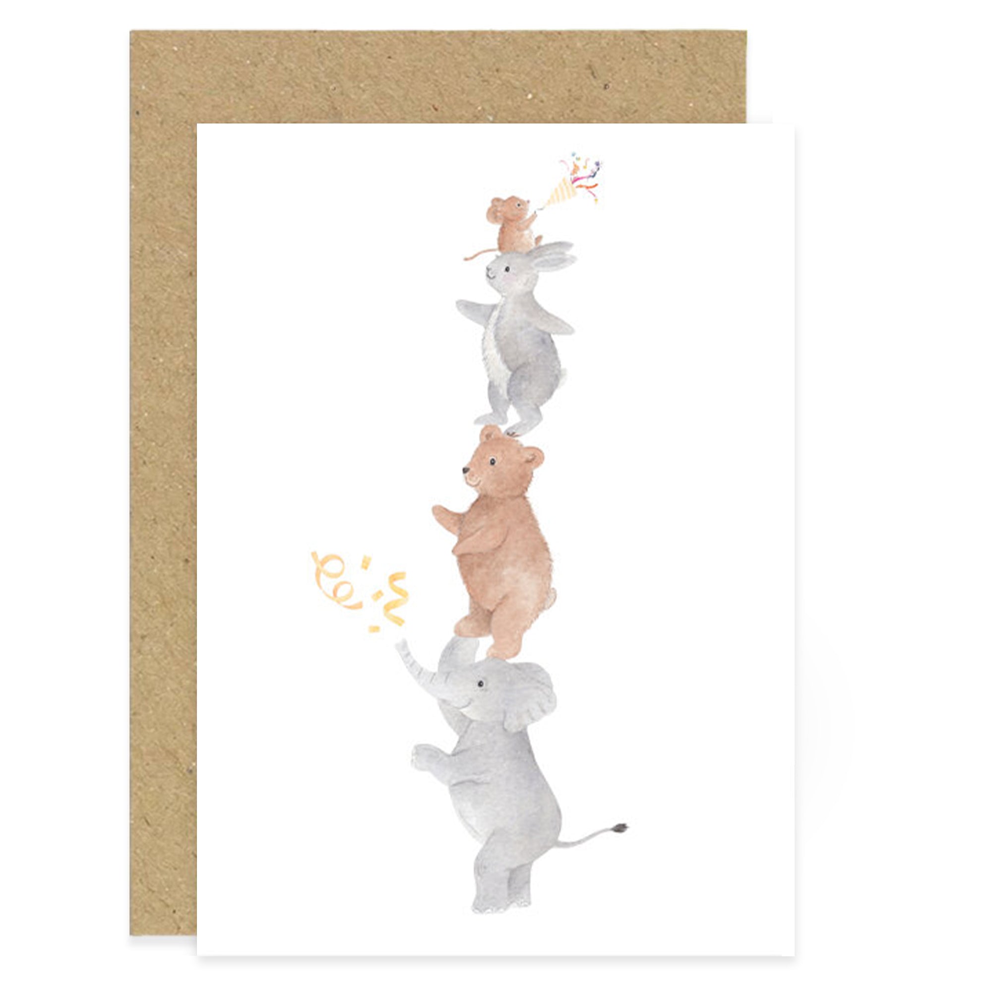 Animal Birthday/Congratulations Card