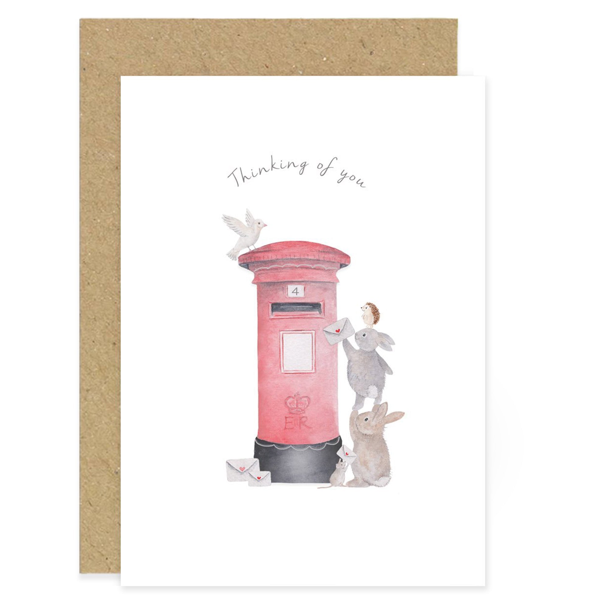 Thinking of You Postbox Card
