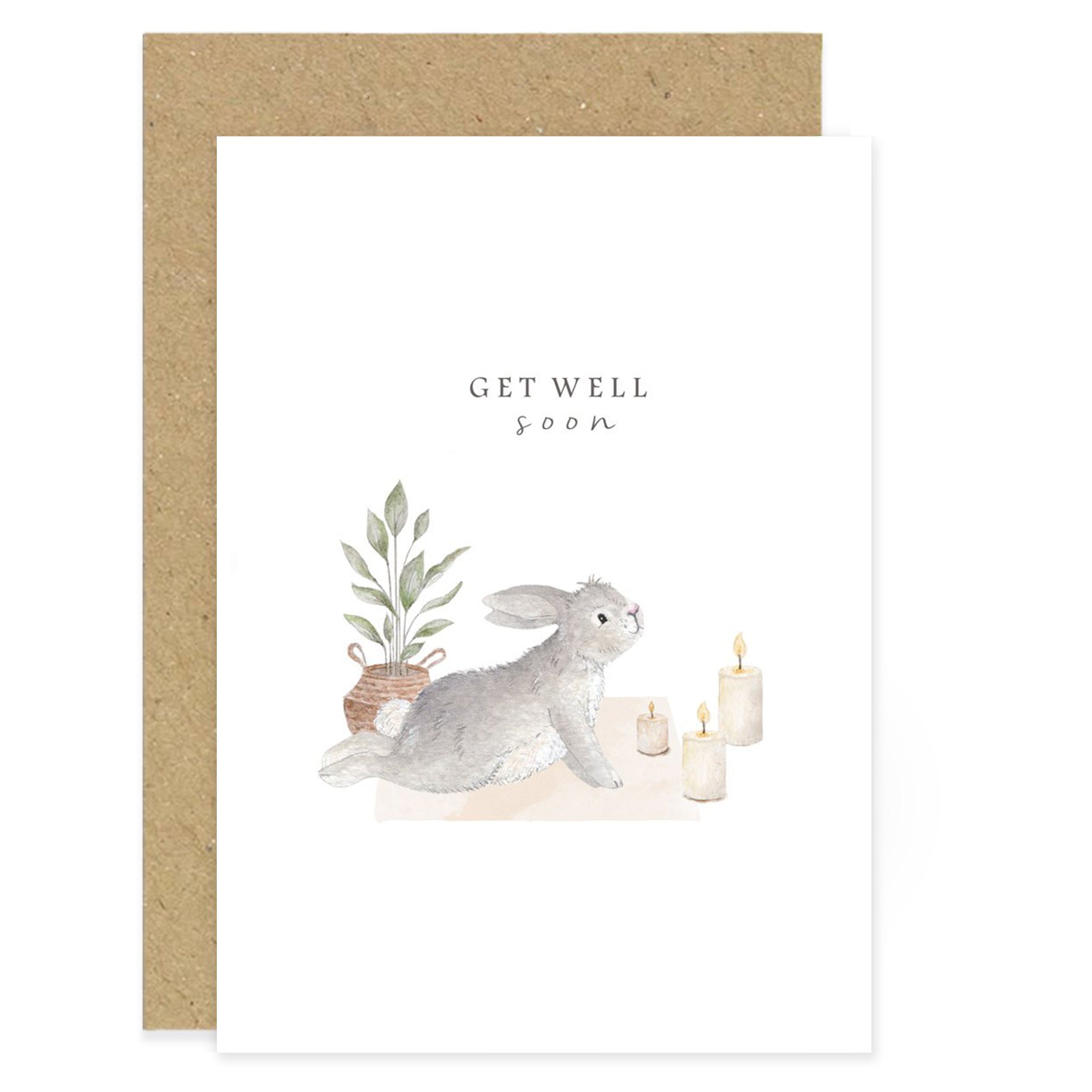 Bunny Get Well Soon Card