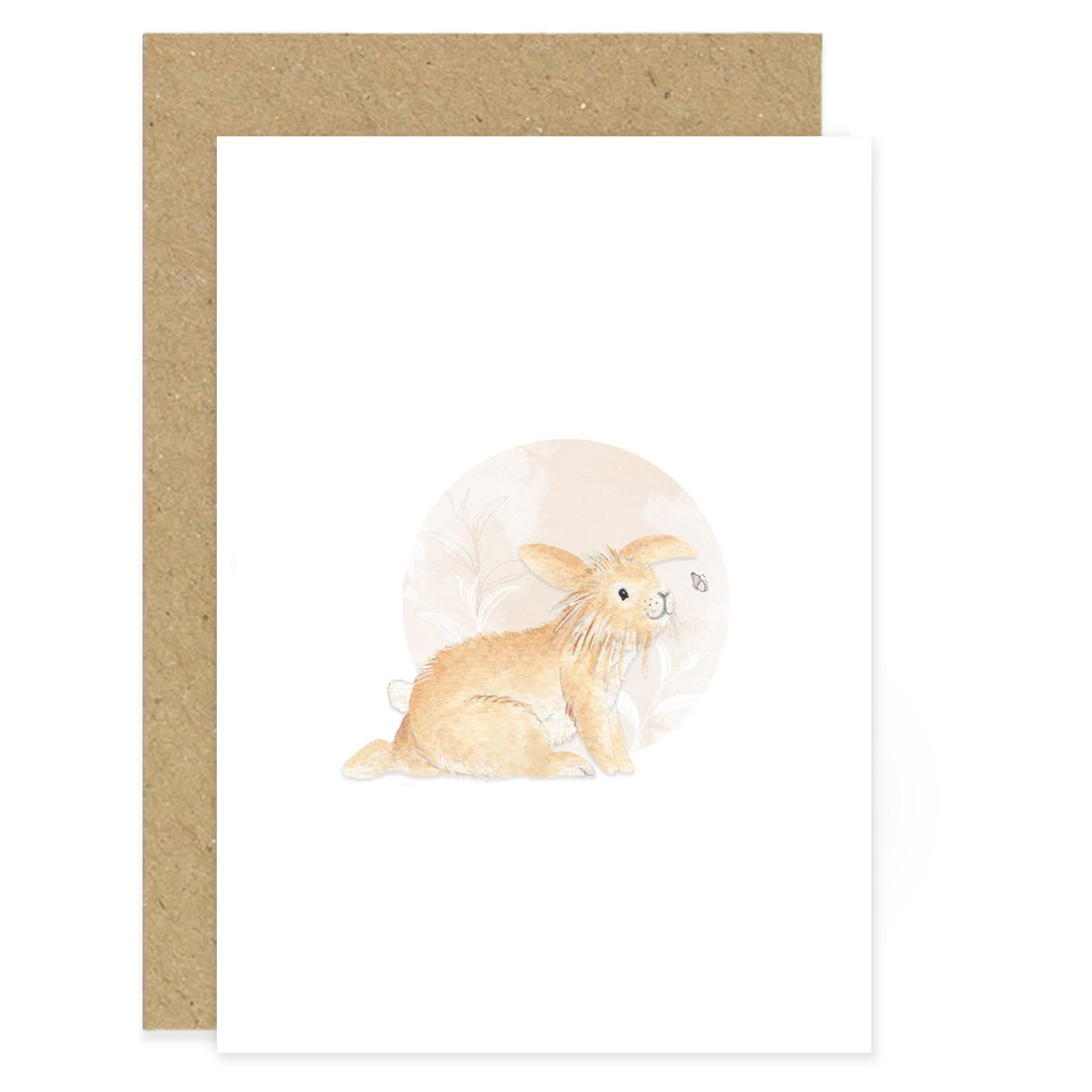 Blank Bunny Card